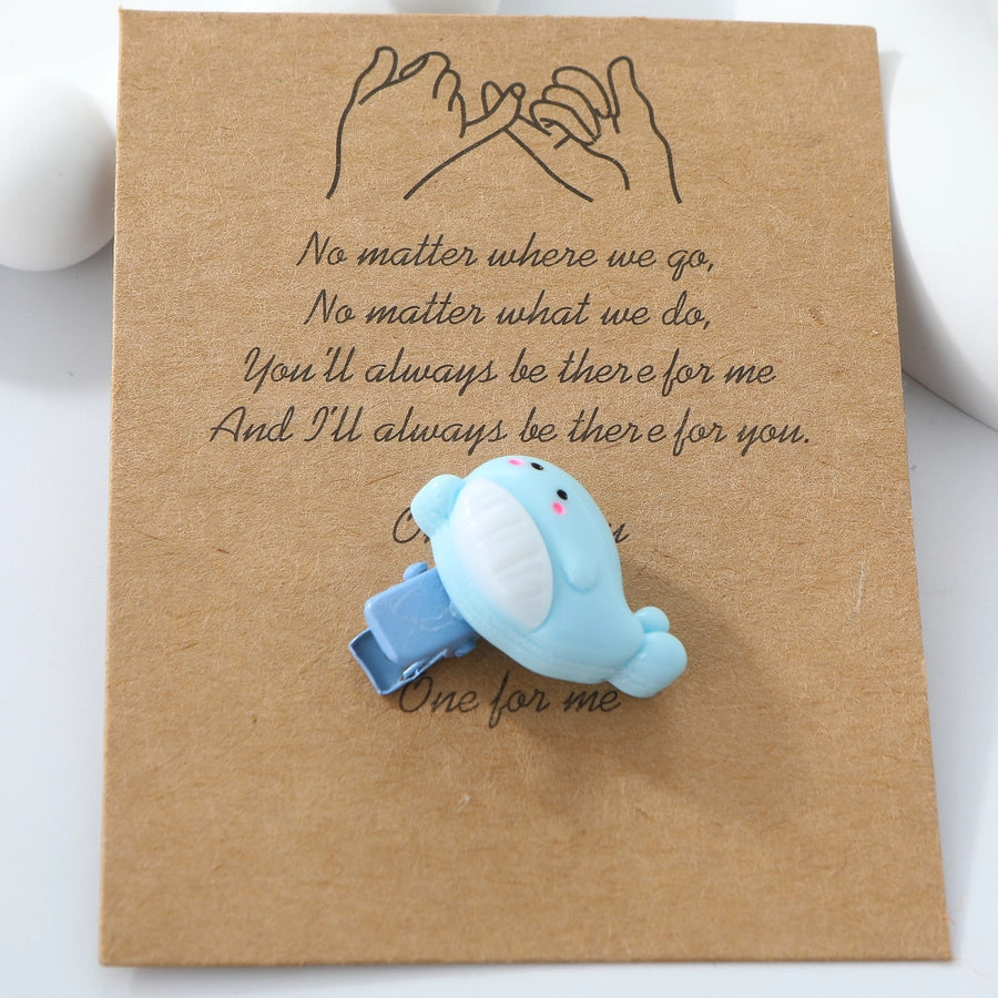 Women's Cute Animal Arylic Alloy Hair Clip