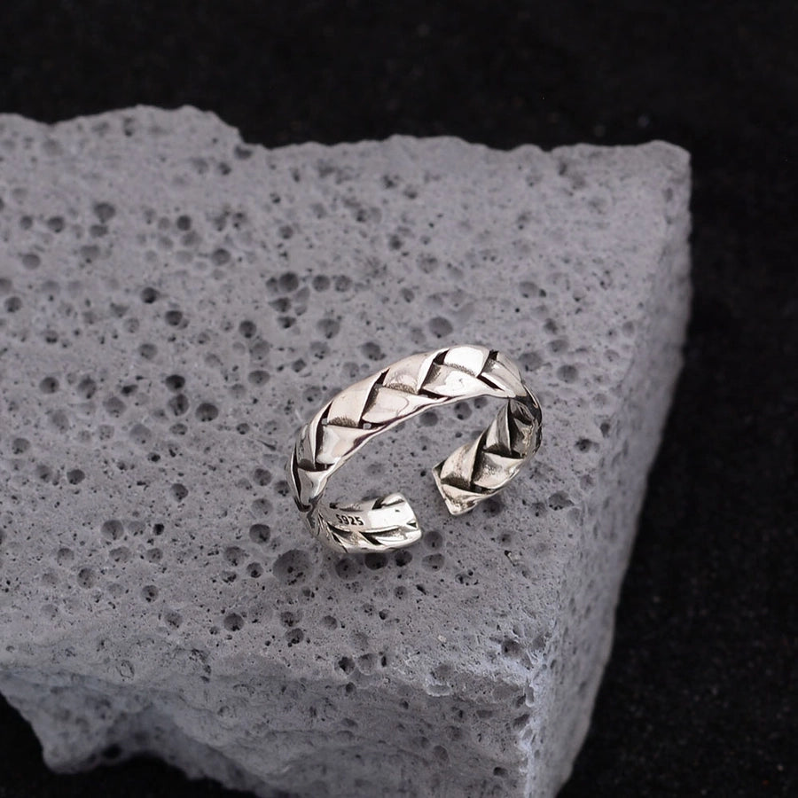 Copper Twist Open Rings