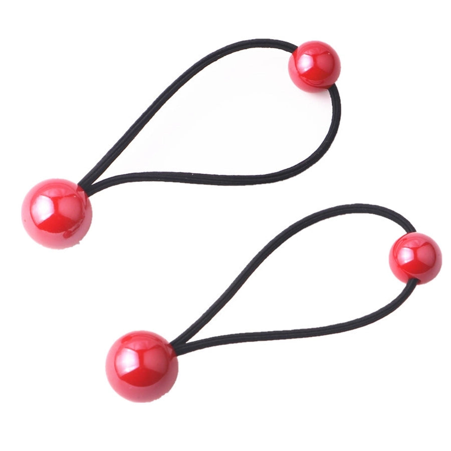 GG & MM Korean version of children's jewelry girls' hair accessories color hair rings shiny hair rope Balls Head rope braid headdress