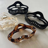 Women's French Style IG Style Solid Color Plastic Spray Paint Hair Claws