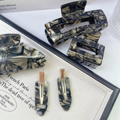 Simple Style Classic Style Color Block Acetic acid sheets Handmade Hair Clip 1 Piece