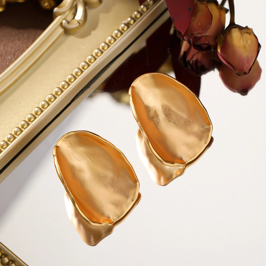 1 Pair Vacation Geometric Copper 18K Gold Plated Silver Plated Ear Studs