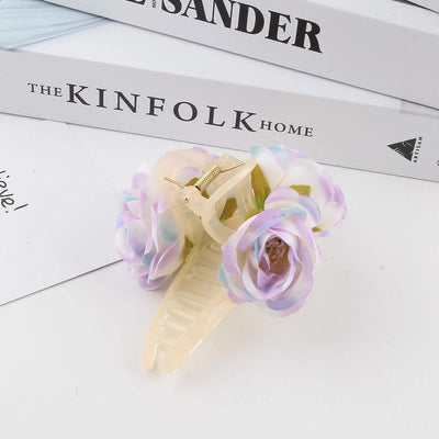 Women's Casual Cute Solid Color Arylic Hair Clip