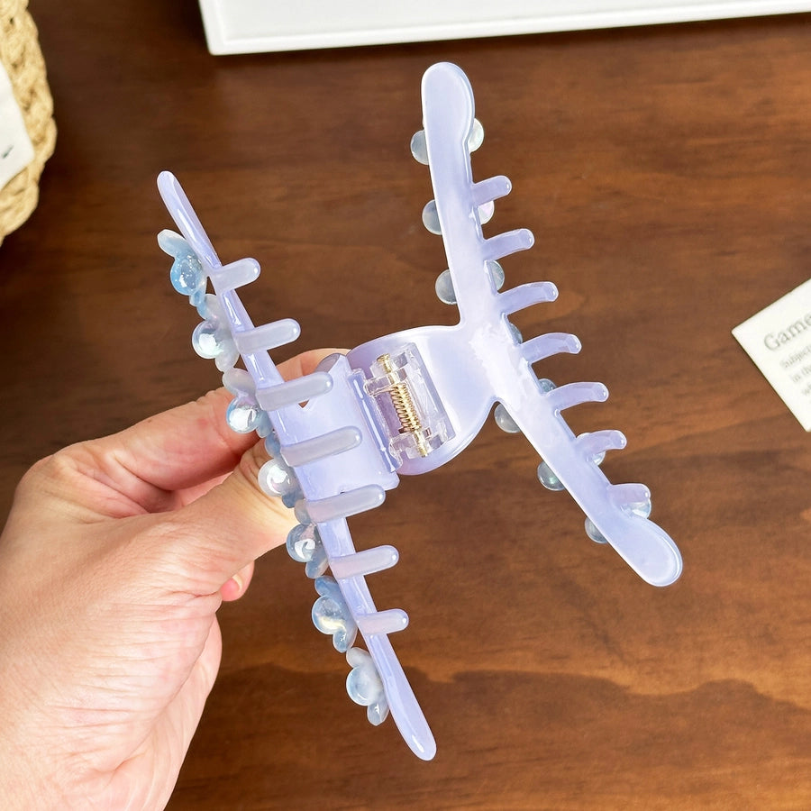 Women's Casual Simple Style Streetwear Floral Acetic acid sheets Hair Claws