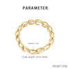 Vintage Style Geometric 304 Stainless Steel 18K Gold Plated Bracelets In Bulk