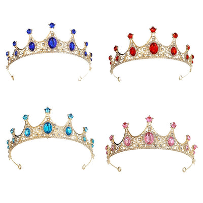 Bride Jewelry Alloy Headwear Girls' Birthday Gift Hair Accessories Girls' Crown Fashion Headband Princess Crown