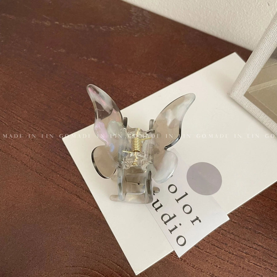 Women's Sweet Cool Style Butterfly Metal Plating Hair Claws