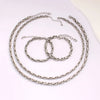 Jewelry Hip-Hop Commute Geometric 667 Stainless Steel Bracelets Necklace