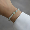 Elegant Simple Style Classic Style Letter natural stone Copper Bracelets In Bulk