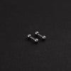 1 Pair Simple Style Round 304 Stainless Steel 18K Gold Plated Ear Studs