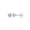 1 Pair Simple Style Round 304 Stainless Steel Ear Studs