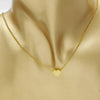 Jewelry IG Style Simple Style Commute Heart Shape 304 Stainless Steel 18K Gold Plated Plating Pendant Necklace