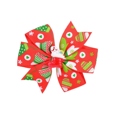 cute bow knot cloth hair clip