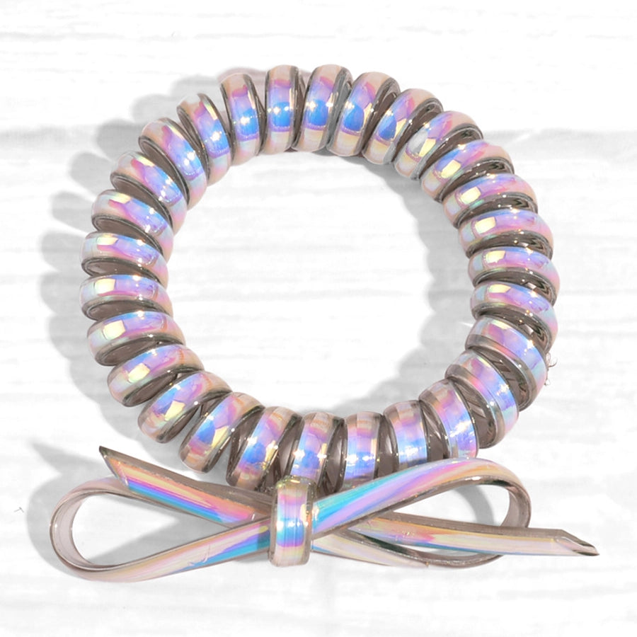 fashion bow knot telephone line hair tie 1 piece