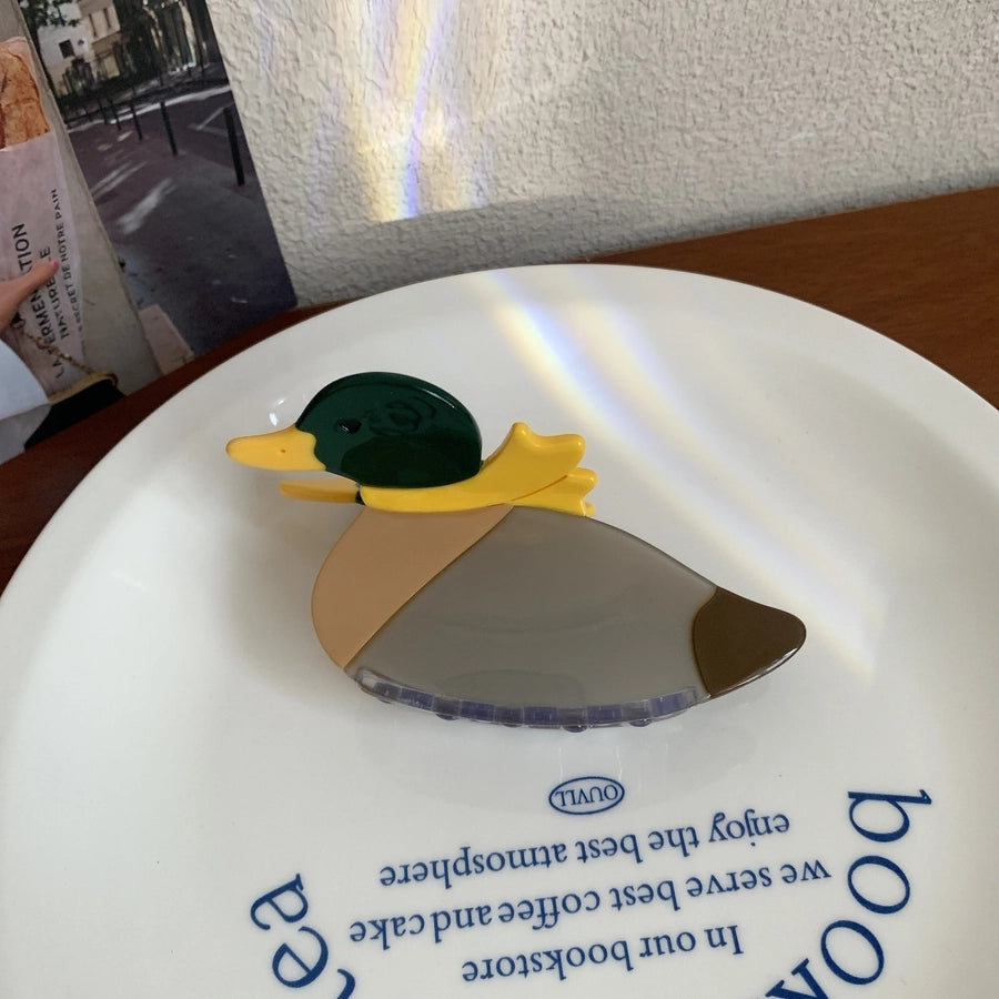 Women's Cute Fox Snails Duck Acetic acid sheets Hair Claws