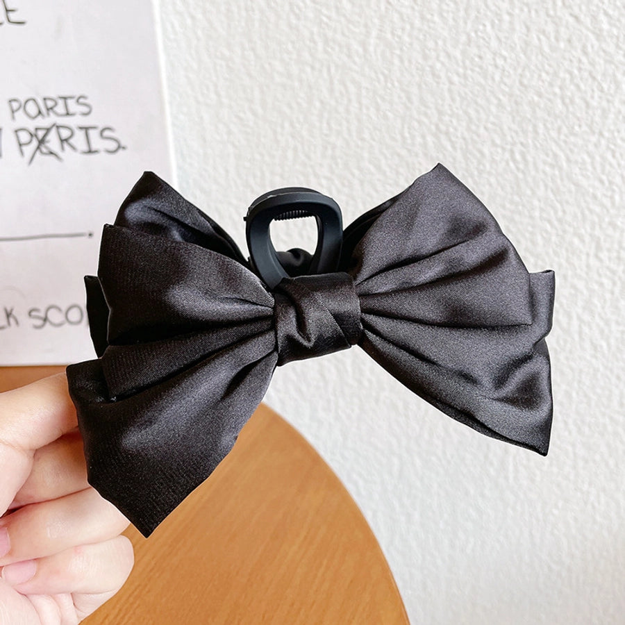 vintage style bow knot alloy cloth hair claws