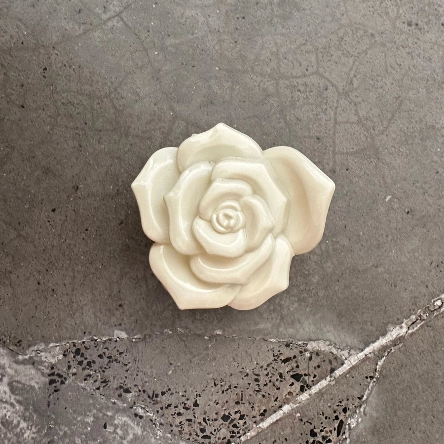 Women's IG Style Korean Style Rose Plastic Stoving Varnish Hair Clip