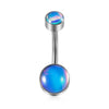 1 Piece Belly Rings Casual Elegant Vacation Geometric 304 Stainless Steel Plating Resin 18K Gold Plated