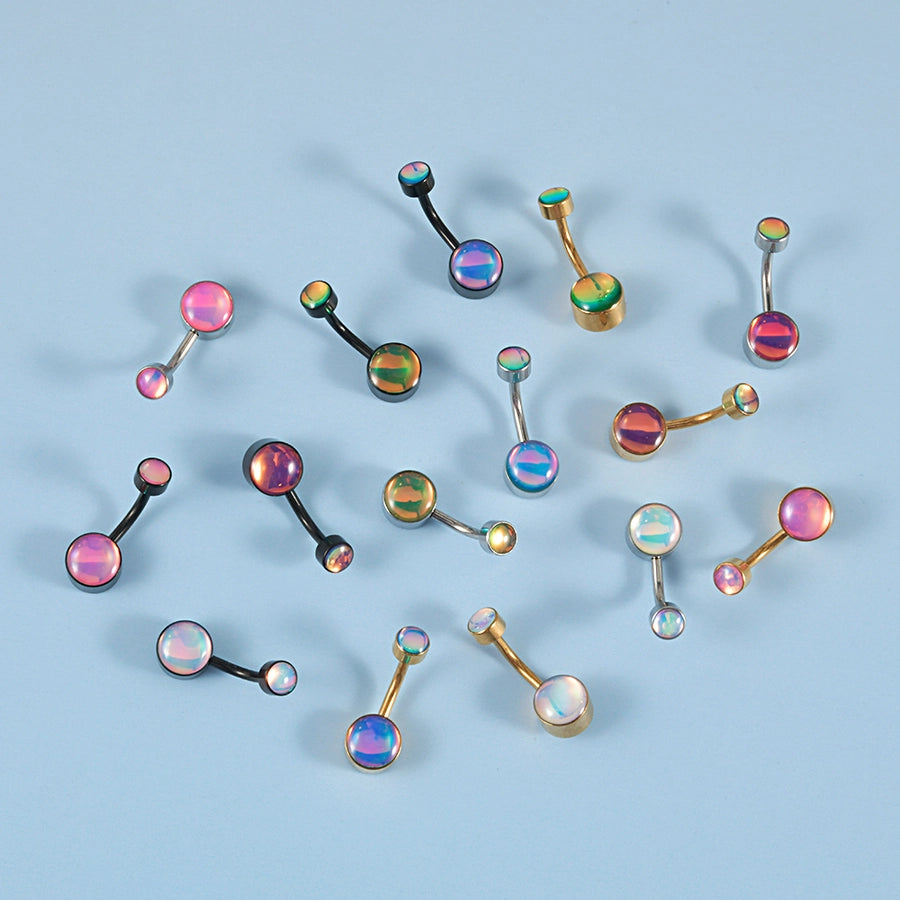 1 Piece Belly Rings Casual Elegant Vacation Geometric 304 Stainless Steel Plating Resin 18K Gold Plated