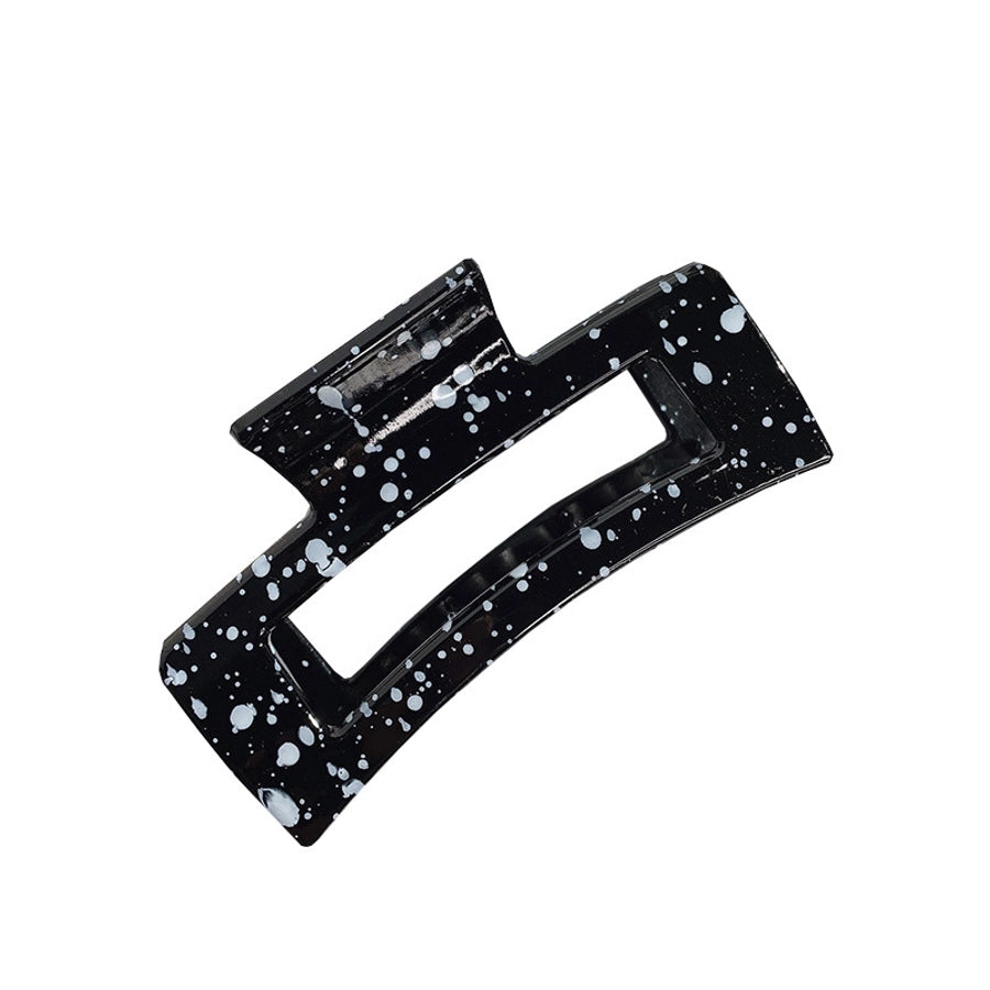 fashion geometric synthetic resin stoving varnish hair claws