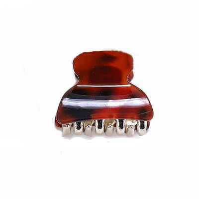 women's simple style geometric acetic acid sheets plating hair claws