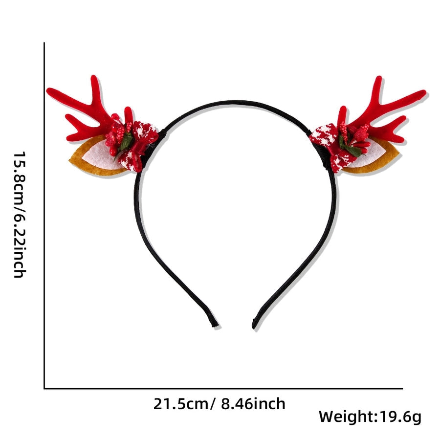 Christmas Cute Antlers Elk PET wool felt Iron