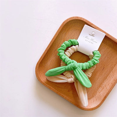 Kid'S Cute Simple Style Solid Color Cloth Hair Tie