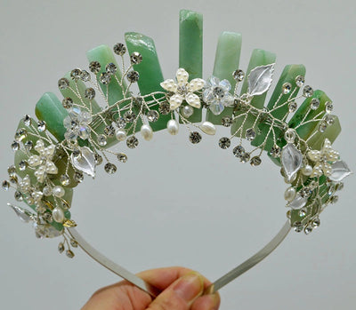 Women's Simple Style Classic Style Color Block Alloy Inlay Crystal Rhinestones Hair Band