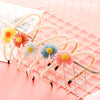 women's fashion waves alloy inlay artificial pearls headwear