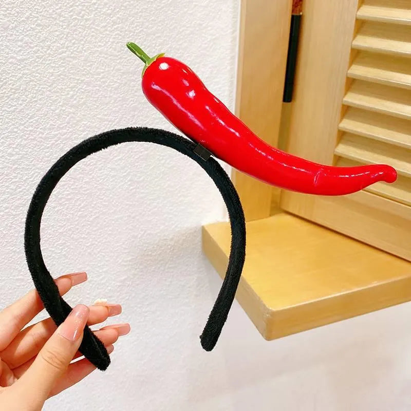 Women's Cute Fruit Vegetable Mixed materials Hair Band