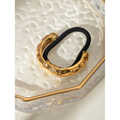 Women's Elegant Glam Luxurious Solid Color 304 Stainless Steel Hair Tie