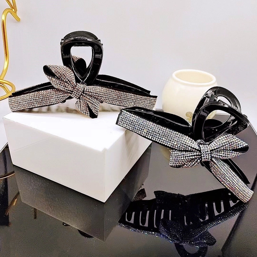 Women's Simple Style Classic Style Color Block Alloy Rhinestone Inlay Rhinestones Hair Claws