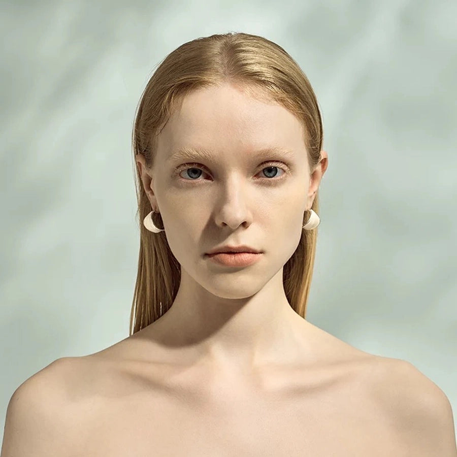 1 Pair Elegant Artistic Commute Geometric Epoxy Brass 24K Gold Plated Earrings