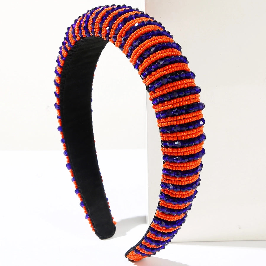 Women's Casual Vacation Classic Style Round Beaded Alloy Cloth Beaded Beads Hair Band