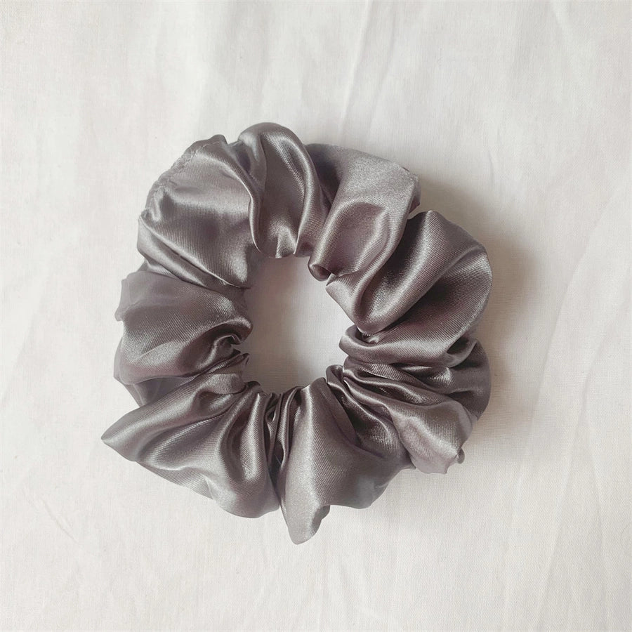 simple style solid color cloth handmade hair tie