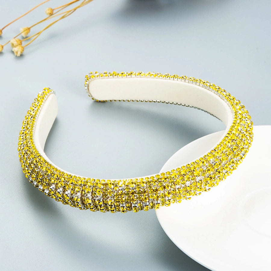 jewelry baroque full diamond fabric headband