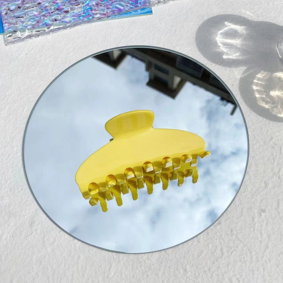 Women's Basic Simple Style Solid Color Acetic acid sheets Hair Claws