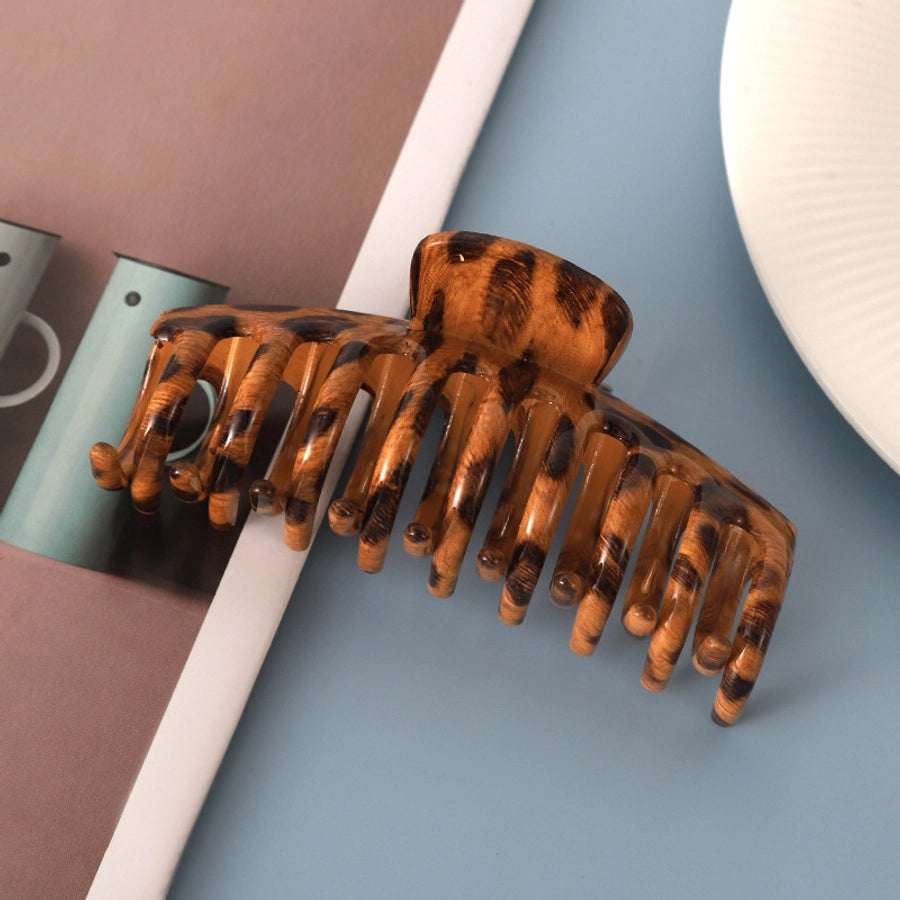 fashion flower plastic handmade hair claws 1 piece