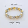 Modern Style Simple Style Classic Style Round Star 18K Gold Plated Silver Plated Pearl Zircon 316 Stainless Steel  Zinc alloy  Chain & Link Bracelets Wholesale