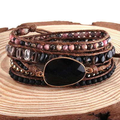 Vacation Geometric natural stone Beaded Chain Bracelets In Bulk