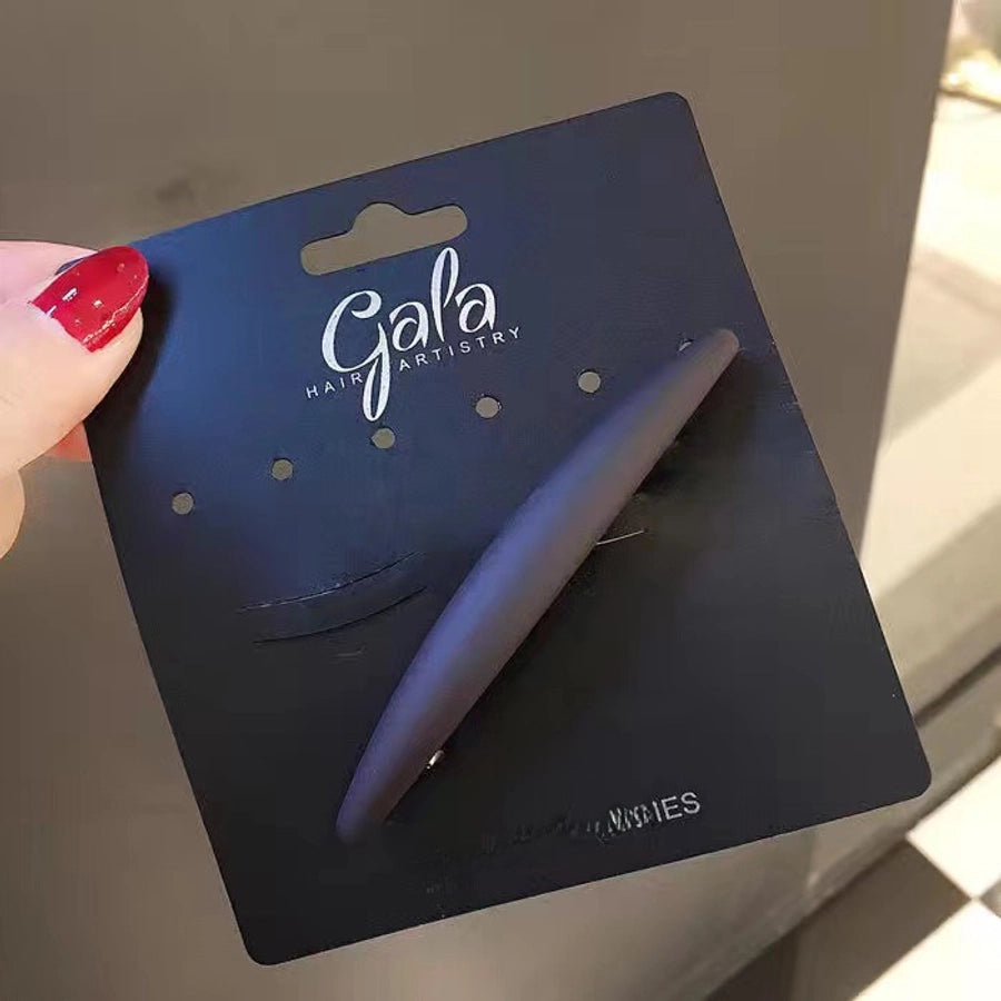 Korean-style fine half-hair simple hair clip clip head clip spring clip horizontal clip ponytail clip bangs clip