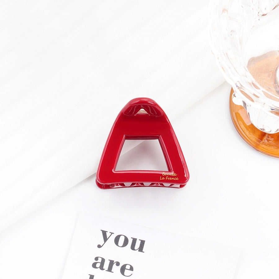 Women's Lady Geometric Plastic Hair Claws