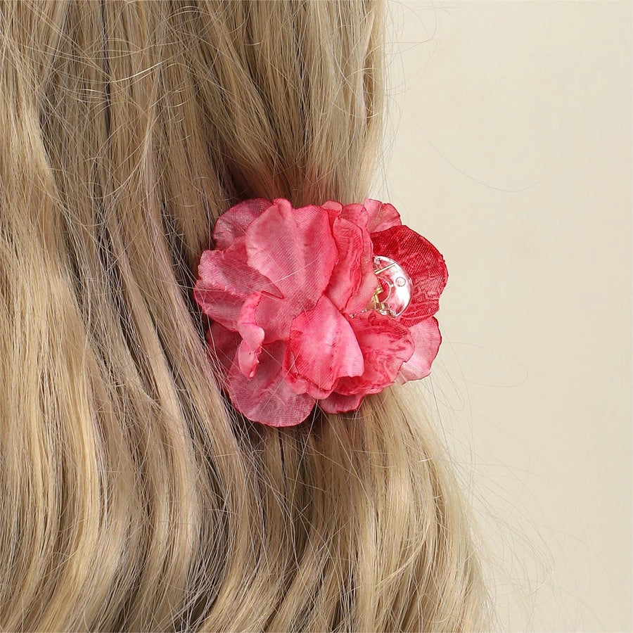Women's Lady Sweet Flower Plastic Hair Claws