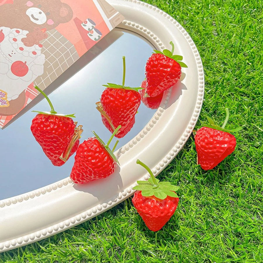 cute food alloy resin hair clip 1 piece