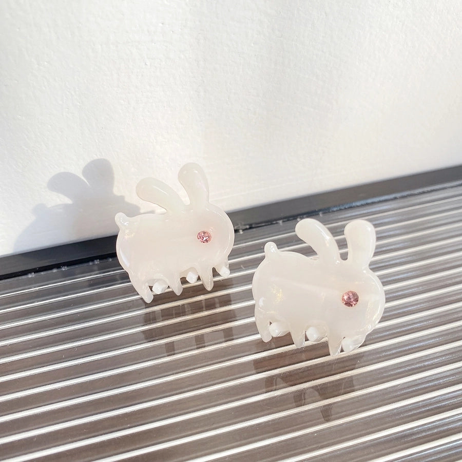 Beautiful Mini Acetate Rabbit Grip Stylish Graceful Simple High Sense All-Matching Elegant Hair Clips Hair Accessories Headwear for Women