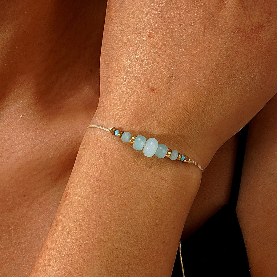 Casual Simple Style Streetwear Geometric natural stone Bracelets In Bulk