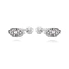 1 Pair Hip-Hop French Style Cool Style Devil's Eye Star Irregular Copper Zircon 24K Gold Plated Hoop Earrings Drop Earrings Ear Cuffs