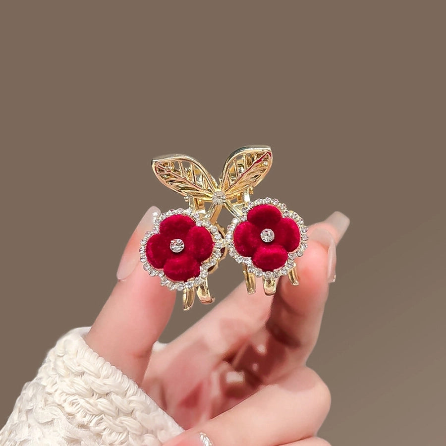 Women's Casual Simple Style Streetwear Floral Alloy Hair Claws