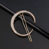 simple style star alloy inlay rhinestones hair clip