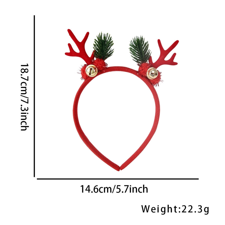 Christmas Cartoon Style Cute Women's Antlers Plastic Hair Band